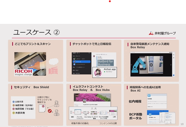 多彩な機能を活用して生まれた多くのユースケース 02