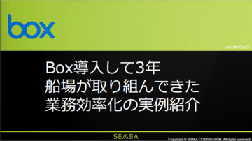 Box導入して3年船場が取り組んできた業務効率化の実例紹介